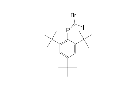 (E-OR-Z)-(BROMOIODOMETHYLENE)-(2,4,6-TRI-TERT.-BUTYL-PHENYL)-PHOSPHANE