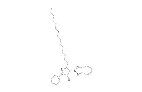 3H-pyrazol-3-one, 4-(2H-1,2,3-benzotriazol-2-yl)-2,4-dihydro-5-pentadecyl-2-phenyl-