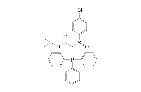 2-(4-Chlorophenyl)sulfinyl-2-triphenylphosphoranylidene-acetic acid tert-butyl ester