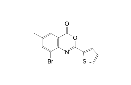 8-bromo-6-methyl-2-(2-thienyl)-4H-3,1-benzoxazin-4-one