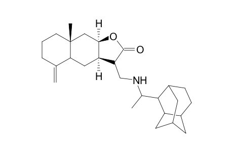 8a-methyl-5-methylene-3-[[1-(octahydro-2,5-methano-inden-4-yl)-ethylamino]-methyl]-decahydro-naphtho[2,3-b]furan-2-one