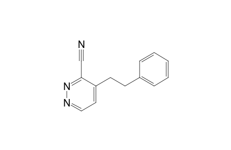 4-(2-Phenylethyl)-3-pyridazinecarbonitrile