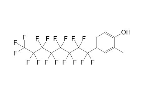 4-(1,1,2,2,3,3,4,4,5,5,6,6,7,7,8,8,8-heptadecafluorooctyl)-2-methyl-phenol