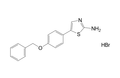 2-amino-5-[p-(benzyloxy)phenyl]thiazole, monohydrobromide