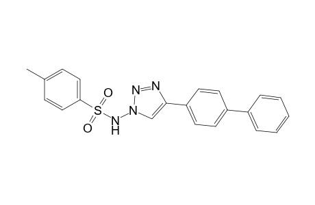 4-(4-Phenylphenyl)-1-(p-toluenesulfonamido)-1,2,3-triazole
