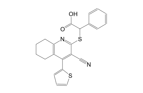 {[3-cyano-4-(2-thienyl)-5,6,7,8-tetrahydro-2-quinolinyl]sulfanyl}(phenyl)acetic acid