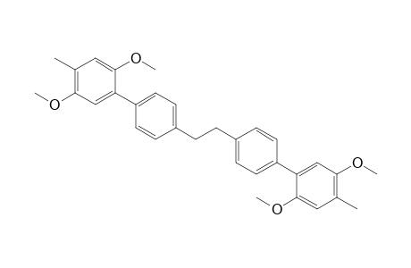 1-[4-[2-[4-(2,5-dimethoxy-4-methyl-phenyl)phenyl]ethyl]phenyl]-2,5-dimethoxy-4-methyl-benzene
