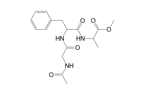 n-Acetylglycylphenylalanylalanine Methyl Ester