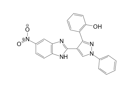 2-[4-(5-Nitro-1H-benzimidazol-2-yl)-1-phenyl-1H-pyrazol-3-yl]phenol