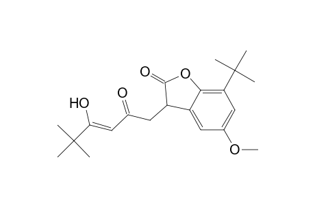 2(3H)-Benzofuranone, 7-(1,1-dimethylethyl)-3-(4-hydroxy-5,5-dimethyl-2-oxo-3-hexenyl)-5-me thoxy-, (Z)-
