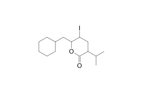 6-(cyclohexylmethyl)-5-iodo-3-propan-2-yloxan-2-one