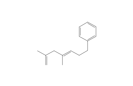 (E)-(4,6-dimethylhepta-3,6-dien-1-yl)benzene