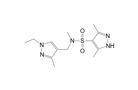 1H-pyrazole-4-sulfonamide, N-[(1-ethyl-3-methyl-1H-pyrazol-4-yl)methyl]-N,3,5-trimethyl-