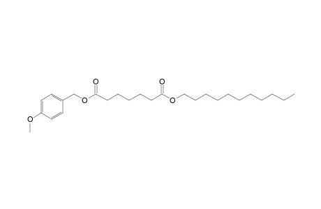 Pimelic acid, 4-methoxybenzyl undecyl ester