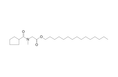 Sarcosine, N-(cyclopentylcarbonyl)-, pentadecyl ester