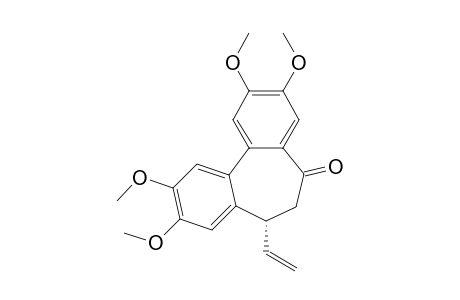 6,7-dihydro-2,3,9,10-tetramethoxy-7.alpha.-vinyl-5H-dibenzo[a,c]cycloheptene-5-one