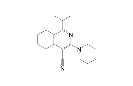 4-isoquinolinecarbonitrile, 5,6,7,8-tetrahydro-1-(1-methylethyl)-3-(1-piperidinyl)-