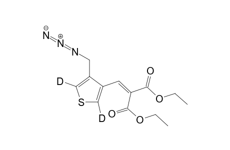 Diethyl [(4-azidomethyl-3-thienyl)methylidene]propanedioate-D2