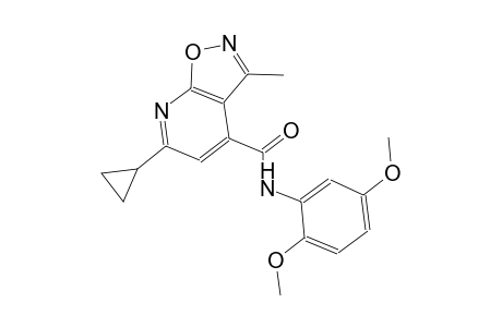 isoxazolo[5,4-b]pyridine-4-carboxamide, 6-cyclopropyl-N-(2,5-dimethoxyphenyl)-3-methyl-