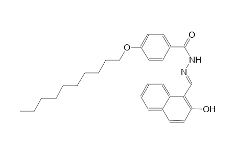 benzoic acid, 4-(decyloxy)-, 2-[(E)-(2-hydroxy-1-naphthalenyl)methylidene]hydrazide