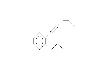 1-1(1-Pentynyl)-2-(2-propenyl)-benzene