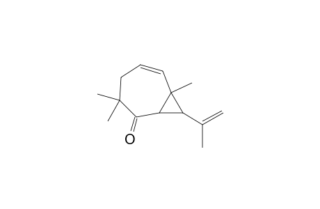 Bicyclo[5.1.0]oct-5-en-2-one, 3,3,7-trimethyl-8-(1-methylethenyl)-