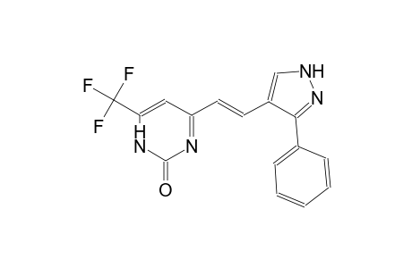 2(1H)-pyrimidinone, 4-[(E)-2-(3-phenyl-1H-pyrazol-4-yl)ethenyl]-6-(trifluoromethyl)-