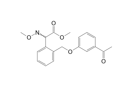 Benzeneacetic acid, 2-[(3-acetylphenoxy)methyl]-alpha-(methoxyimino)-, methyl ester