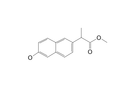 2-(6-Hydroxynaphthyl)propionic acid, methyl ester