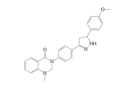 3-[4-(5-(4-Methoxyphenyl)-4,5-dihydro-1H-pyrazol-3-yl)phenyl]-1-methyl-2,3-dihydroquinazolin-4(1H)-one
