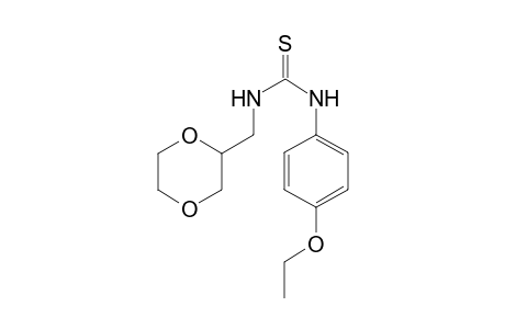 1-[1,4]dioxan-2-ylmethyl-3-(4-ethoxy-phenyl)-thiourea
