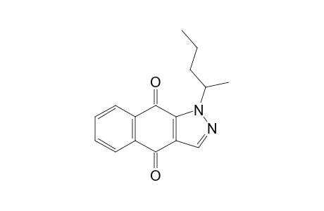 1H-Benz[f]indazole-4,9-dione, 1-(1-methylbutyl)-