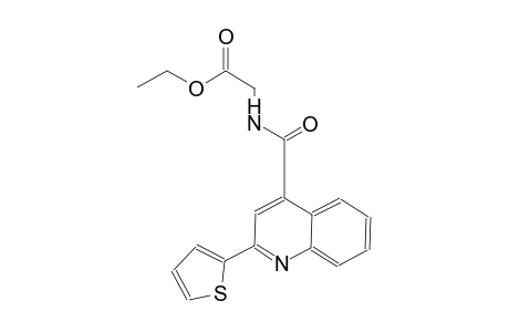 ethyl ({[2-(2-thienyl)-4-quinolinyl]carbonyl}amino)acetate
