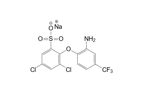 2-[(2-AMINO-alpha,alpha,alpha-TRIFLUORO-p-TOLYL)OXY]-3,5-DICHLOROBENZENESULFONIC ACID, SODIUM SALT