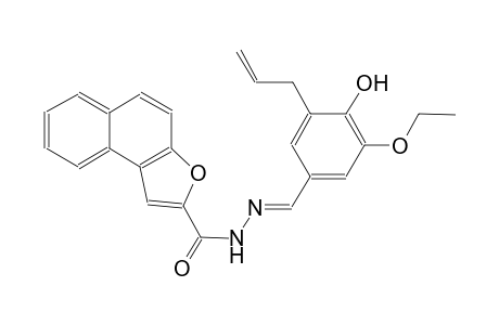 N'-[(E)-(3-allyl-5-ethoxy-4-hydroxyphenyl)methylidene]naphtho[2,1-b]furan-2-carbohydrazide