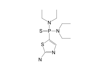 TETRAETHYLDIAMIDE_OF_5-(2-AMINOTHIAZOLYL)-THIOPHOSPHONIC_ACID