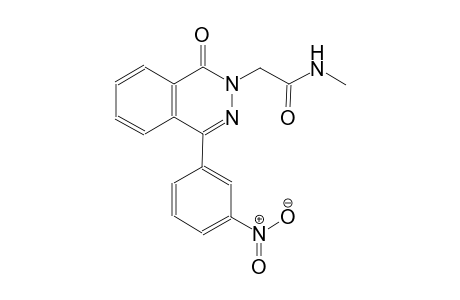 N-methyl-2-(4-(3-nitrophenyl)-1-oxo-2(1H)-phthalazinyl)acetamide