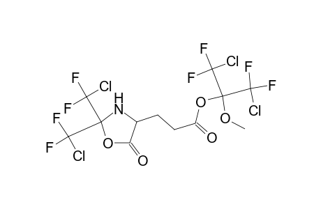 4-Oxazolidinepropanoic acid, 2,2-bis(chlorodifluoromethyl)-5-oxo-, 2-chloro-1-(chlorodifluoromethyl)-2,2-difluoro-1-methoxyethyl ester