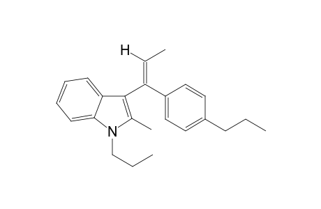2-Methyl-1-propyl-3-(1-(4-propylphenyl)-1-propen-1-yl)1H-indole II