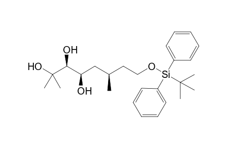 (3S,4R,6R)-8-((tert-butyldiphenylsilyl)oxy)-2,6-dimethyloctane-2,3,4-triol