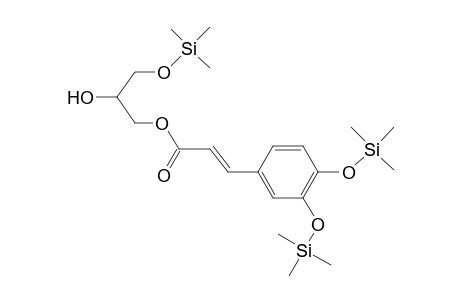 Glycerol <1-caffeoyl->, tri-TMS