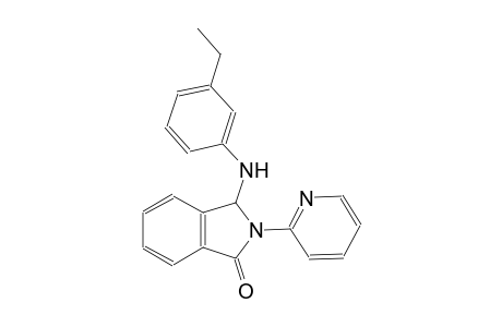1H-isoindol-1-one, 3-[(3-ethylphenyl)amino]-2,3-dihydro-2-(2-pyridinyl)-