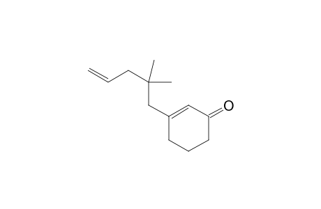 3-(2,2-Dimethylpent-4-en-1-yl)cyclohex-2-en-1-one