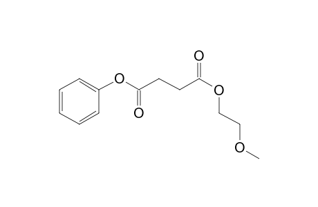 Succinic acid, phenyl 2-methoxyethyl ester