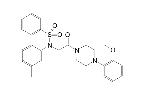 benzenesulfonamide, N-[2-[4-(2-methoxyphenyl)-1-piperazinyl]-2-oxoethyl]-N-(3-methylphenyl)-