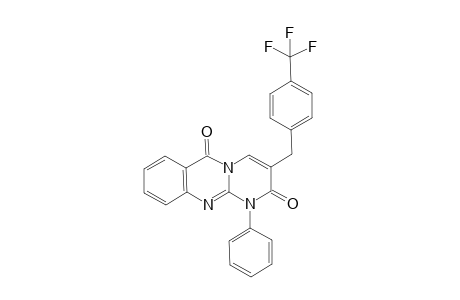 1-Phenyl-3-(4-(trifluoromethyl)benzyl)-1H-pyrimido[2,1-b] quinazoline-2,6-dione