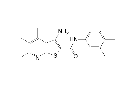 3-Amino-N-(3,4-dimethylphenyl)-4,5,6-trimethylthieno[2,3-b]pyridine-2-carboxamide