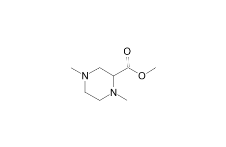 2-Piperazinecarboxylic acid, N,N'-dimethyl-, methyl ester