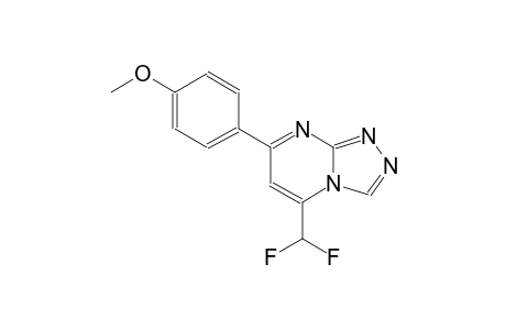 [1,2,4]triazolo[4,3-a]pyrimidine, 5-(difluoromethyl)-7-(4-methoxyphenyl)-