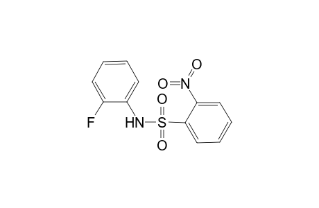Benzenesulfonamide, N-(2-fluorophenyl)-2-nitro-